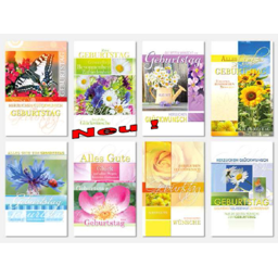 12 Geburtstagskarten Blumen Schmetterling Geschenkkarten Gluckwunschkarten Geschenkkarte Restposten De