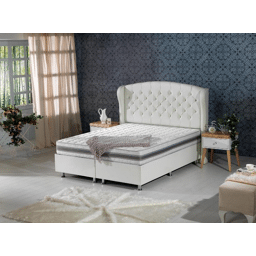 Bett Betten Kastenbett Baza 180x200cm Weiss 15666228 Restposten De