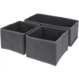 Aufbewahrungsbox, Organizer 3-teilig, 1x 28x14x11 cm & 2x 14x14x11 cm