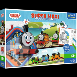 Thomas die Lokomotive - Primo Super Maxi Puzzle 24 Teile und Malvorlage ...