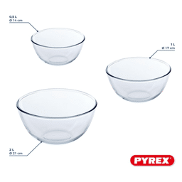 Pyrex Daily 2 glazen vershoudbakjes 1.1 / 2.5 liter aanbieding bij Lidl