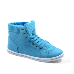 12 Paar Damen Sneaker Schnürschuhe Lederimitat Shoes 3 Farben nur 8,90 Euro