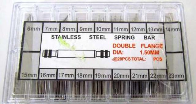 	 360 Federstege in verschienen Größen  Uhrenstiefte 