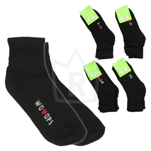 Damen Herren Socken Schwarz Gr. 35-42 je 0,18 EUR