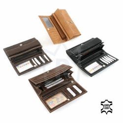Genuine leather wallets and purses from 8,45 EUR each