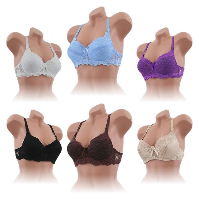 Edle Modische Sexy Push Up BHs BH Spitze Bügel Farbmix Cup B nur 1,50 Euro