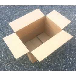 Kartons 1-wellig Innenmaße LxBxH 185x125x125/75mm 