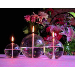 für Export: wunderschöne runde Öllampe Durchmesser 7,5 cm