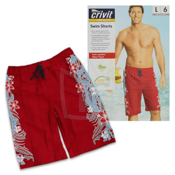 Herren Bade Shorts Hosen Rot Gr. M-XXL je 2,79 EUR