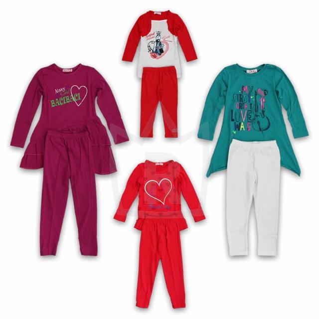 Mädchen Sets Oberteil plus Hose 4-12 J. je Set 4,95 EUR