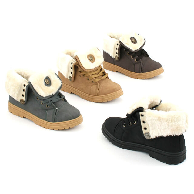 Damen Fell Boots Schuhe Gr. 36-41 je 10,50 EUR