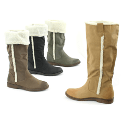 Damen Fell Stiefel Schuhe Gr. 36-41 je 13,90 EUR