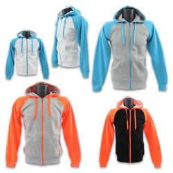 Men's pullover hooded shirts S-XXL each 8,45 EUR