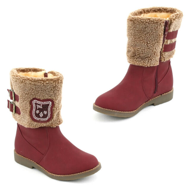 Mädchen Fell Stiefel Schuhe Gr. 30-35 je 11,90 EUR