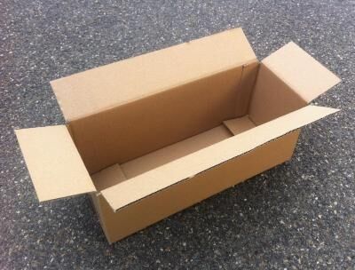 Versandkartons 1-wellig Innenmaße LxBxH 345x130x130mm 
