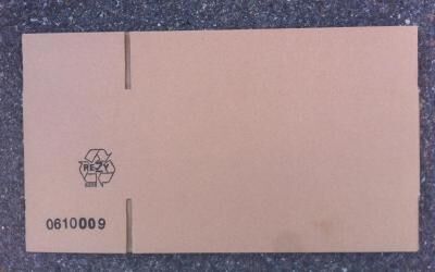 Versandkartons 1-wellig Innenmaße LxBxH 345x130x130mm 