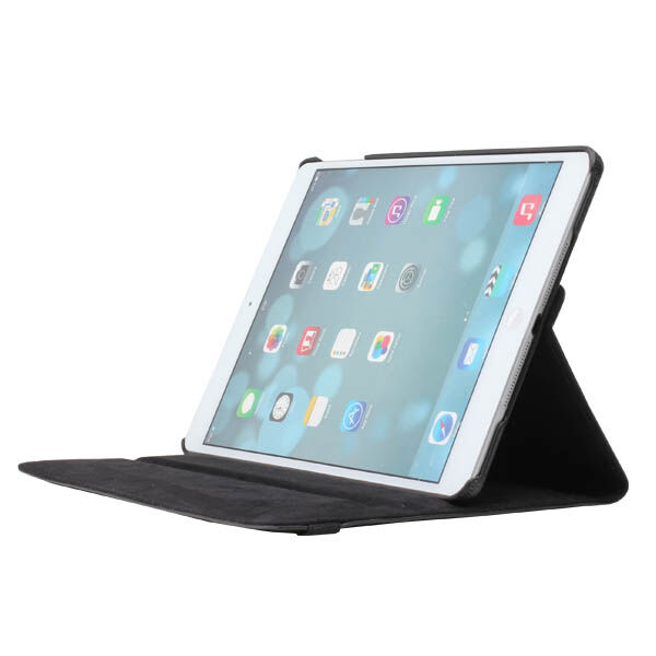 Edle 360° Kunstleder Tasche schwarz für iPad 2 3 4 inkl. Display-Schutzfolie + Touch-Pen Ledertasche Cover Case Hülle