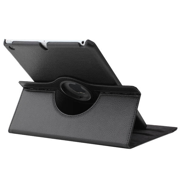 Edle 360° Kunstleder Tasche schwarz für iPad mini inkl. Display-Schutzfolie + Touch-Pen
