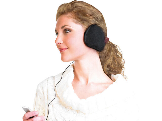 Ohrwärmer mit Kopfhörer Ohrhörer Musik Winter warme Ohren MP3 Player Ohrschützer