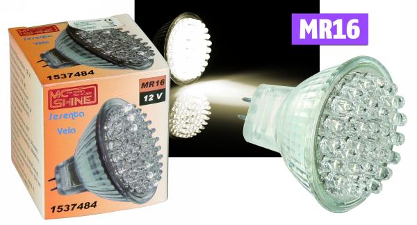 LED-Strahler McShine GU5.3 12V, 60 LEDs, 150Lm, Kaltweiß 6500K