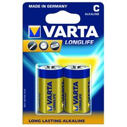 2er Pack High Power VARTA LONGLIFE Baby C R14 Batterie Alkaline 1,5 V Batterien