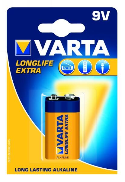 High Power VARTA LONGLIFE 9 V Block - Batterie Alkaline Volt POWER BATTERIEN