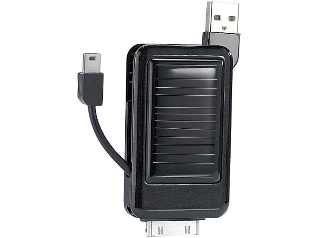 Mini USB Solar Ladegerät f. Iphone Ipod Ipad Mp3 Player