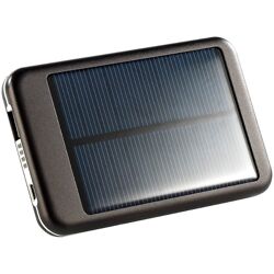 Solar-Powerbank mit 4400 mAh für iPad, iPhone, Navi, Smartphone