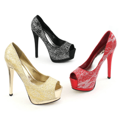 Pumps High Heels Plateau Gr. 36-41 je 9,95 EUR