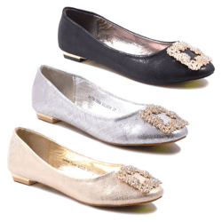 Edle Ballerina Slipper Schuhe Gr. 36-41 je 9,90 EUR