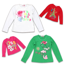 Girls shirts tops mix for 4-12 yrs. 3,75 EUR each