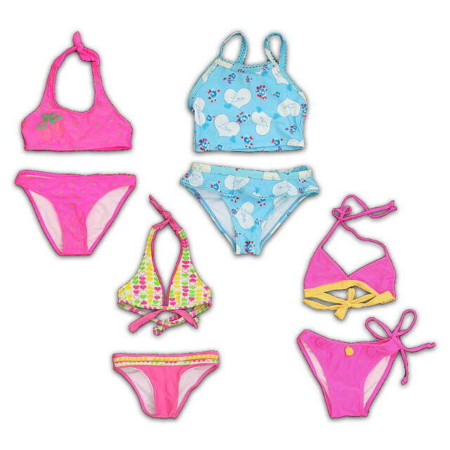 Mädchen Bikinis 2-teilig Mix für 6-12 J. je 2,49 EUR
