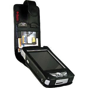 Original  Krusell-Ledertasche für Yakumo delta 300 GPS usw. (im Blister inkl. Clip)
