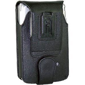 Original  Krusell-Ledertasche für Yakumo delta 300 GPS usw. (im Blister inkl. Clip)