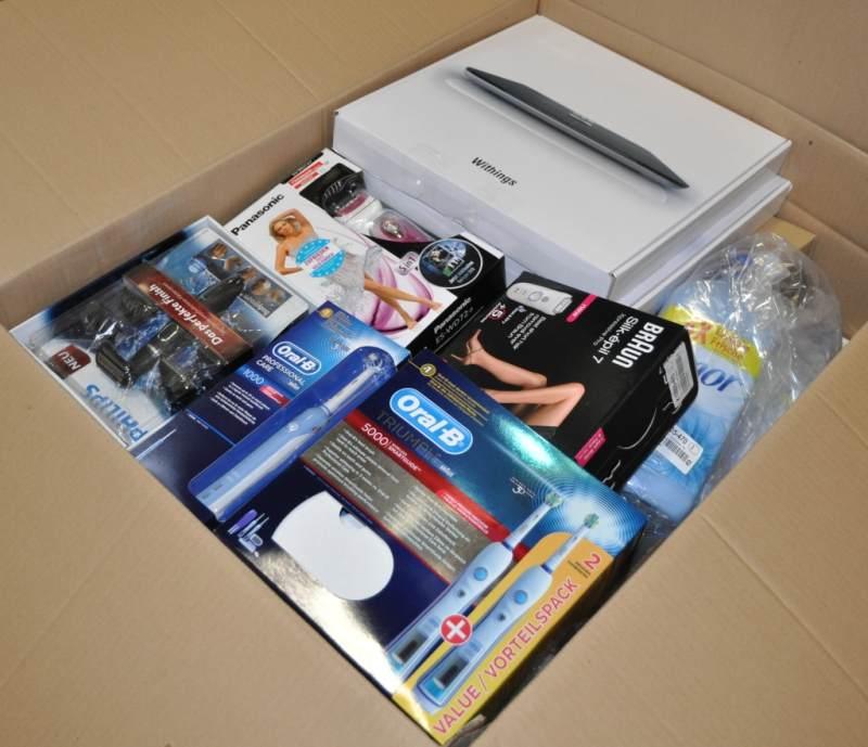 Drugstore goods - returned goods, mixed pallet, mixed packages