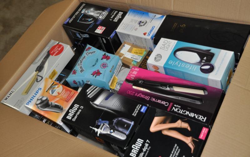 Drugstore goods - returned goods, mixed pallet, mixed packages