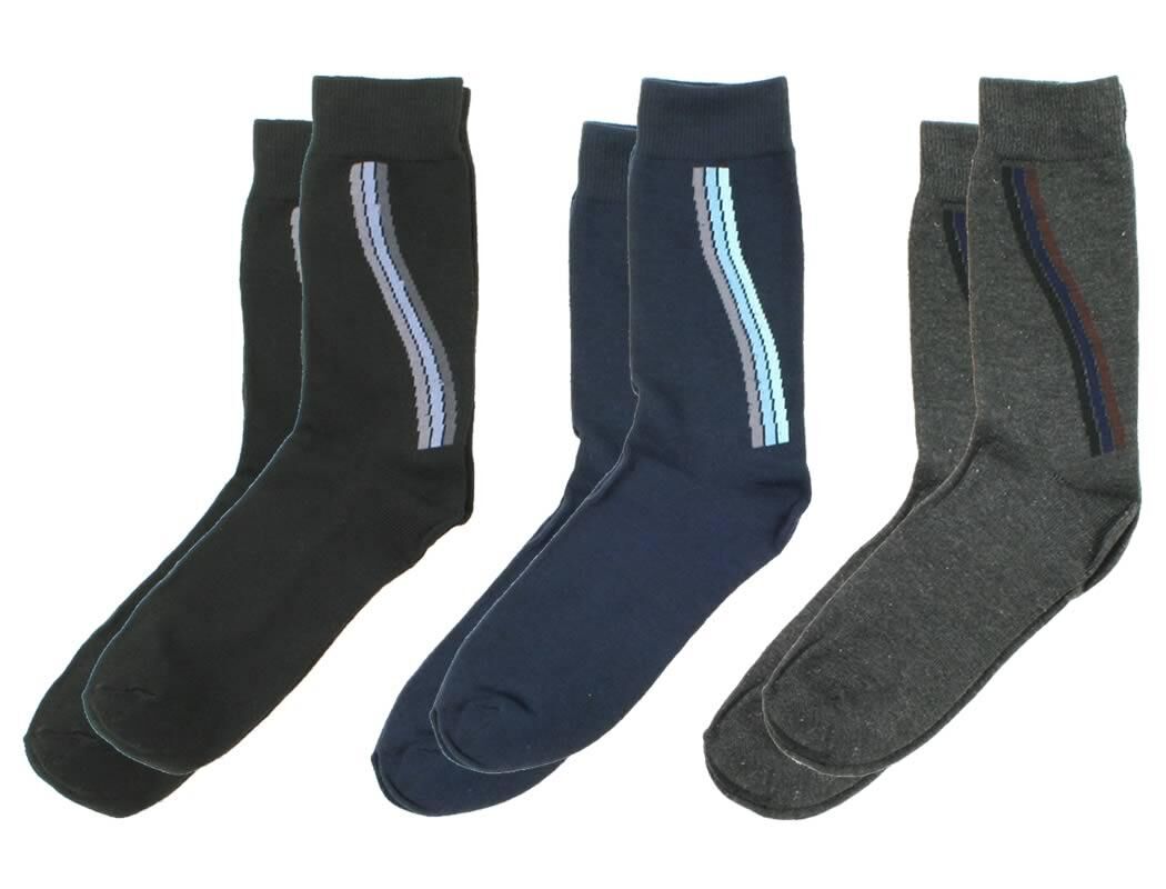 Herren Pesail Business Freizeit Socken Streifen 80% Baumwolle nur 0,36 Euro