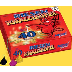 Riesen Knallteufel40er FS, groß, Jugend Feuerwerk f. Party