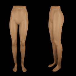 Torso Büste Puppe Frau Schaufensterfigur Beine NEU PVC