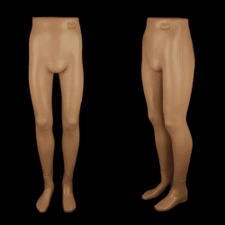 Torso Büste Puppe Mann Schaufensterfigur Beine NEU PVC nur 21 Euro