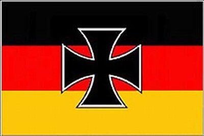 Flagge Fahne Deutschland Eisernes Kreuz 150 x90 cm, für Garten Haus, Camping