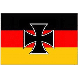 Flagge Fahne Deutschland Eisernes Kreuz 150 x90 cm, für Garten Haus, Camping