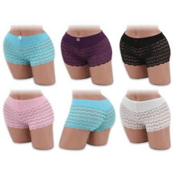 120 Damen Slips Hot Pants Panty Unterwäsche Dessous Underwear Spitze Mix Gr. M bis XXL nur 0,75 Euro