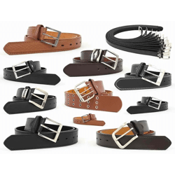 120 x Herren Gürtel Echt Leder Ledergürtel Breit Belt Gr. 110-135cm nur 1,69 Euro