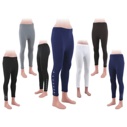180 Modische Damen Leggings Leggins Farbmix Applikation nur 1,99 Euro