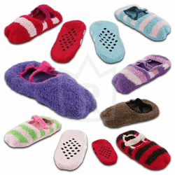 360 Paar Damen Home Slipper Haussocken Socks Socken mit Antirutsch nur 0,90€