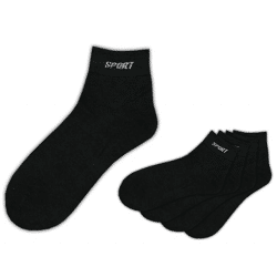 480 P. Damen Füßlinge Sneaker Söckchen Freizeit Socks Schwarz Größen 35-42 nur 0,30 Euro