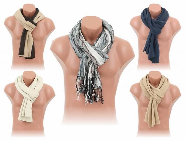 60 Aktuelle Modische Herren Herbst Winter Schals Schal Scarf Farbig Muster Uni