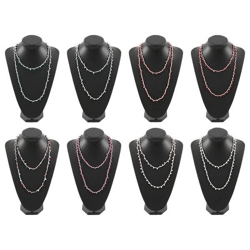 Damen Halsketten Halsschmuck Bunte Steine Extralang nur 2,40 Euro