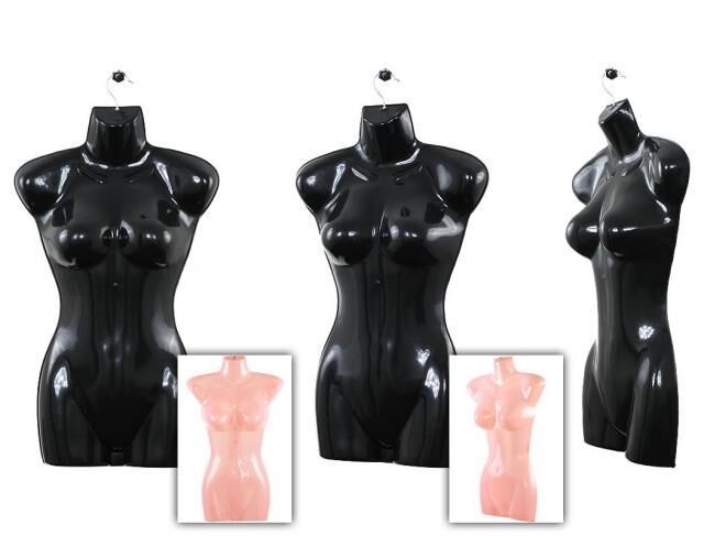 Damen Torso Büsten Deko Schaufensterpuppe Oberkörper Schale zum Aufhängen Farbig nur 5,90 Euro